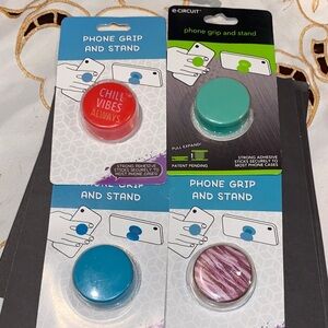 Phone Grip and Stand - Blue, Red, Purple